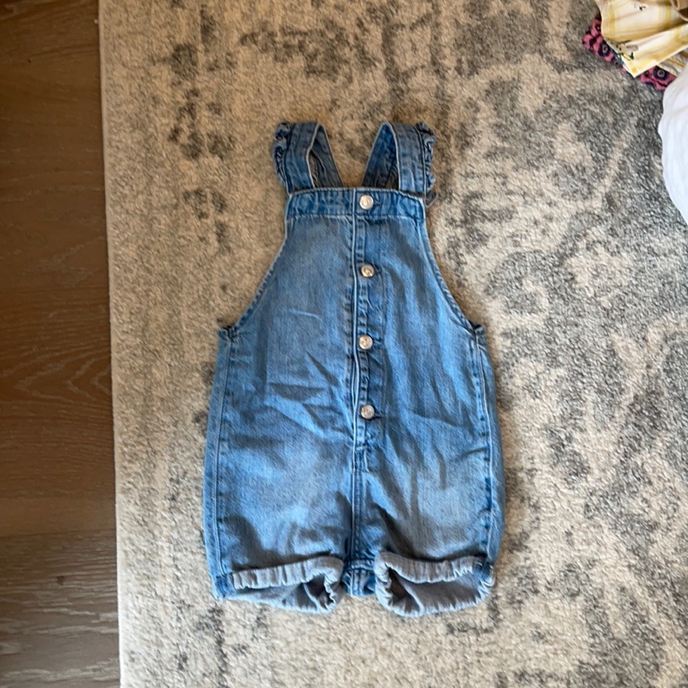 Perfect condition baby girl overalls